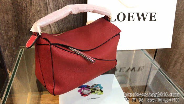 LOEWE羅意威 原單品質 特殊管道貨源 Puzzle手袋 對版顏色拼接 可單肩斜挎  jdl1226